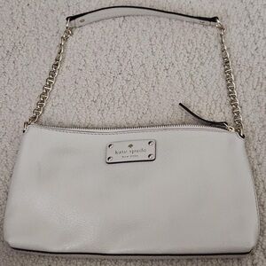 Kate Spade Cream Shoulder Bag with Chain Strap